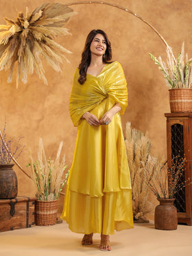 Sunshine Aura Flow Gown