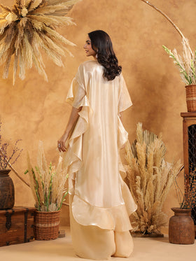 Golden Glow Luxe Embellished Gown