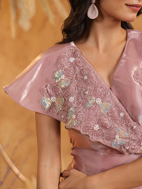 Mauve Serenity Embellished Gown