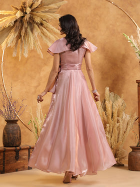 Mauve Serenity Embellished Gown