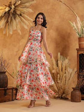 Wallflower Tiered Gown