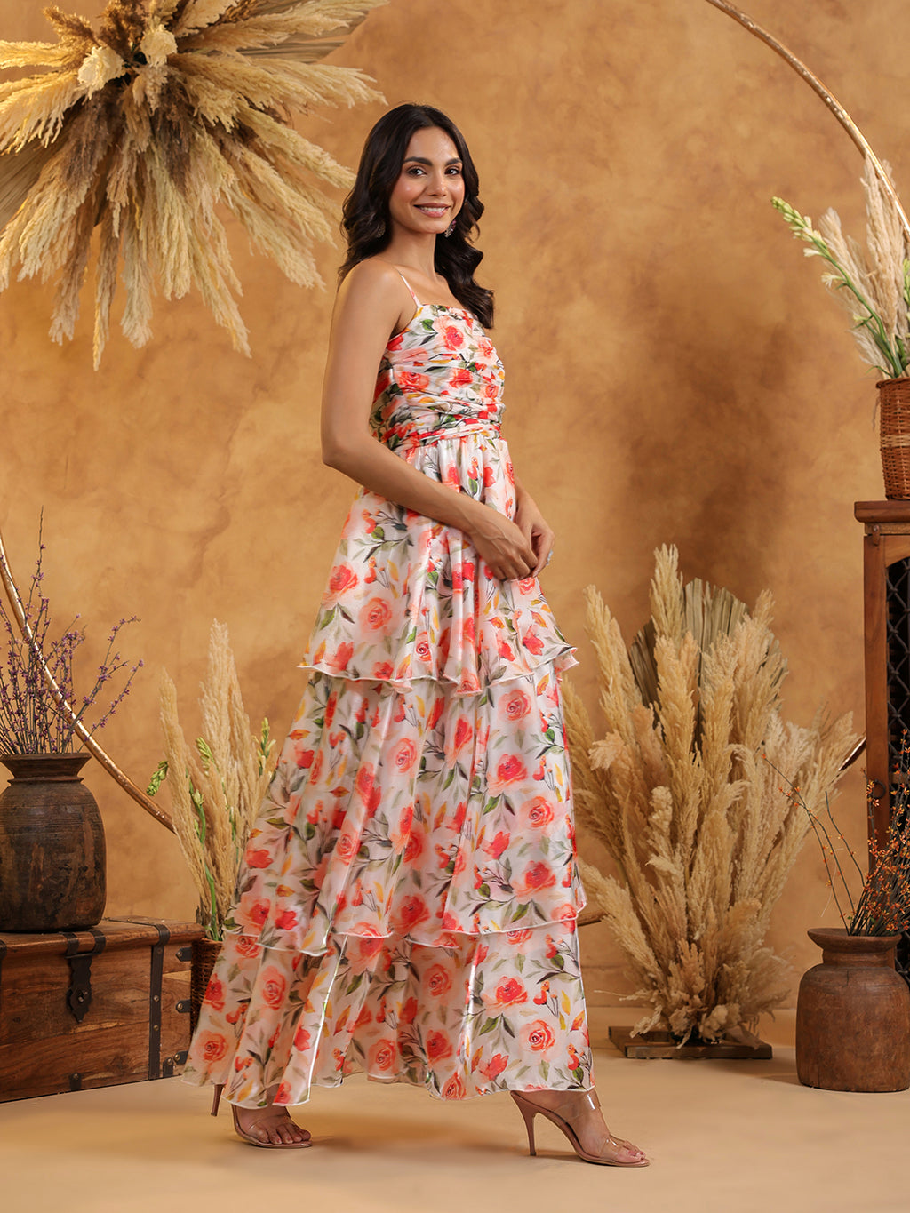 Wallflower Tiered Gown