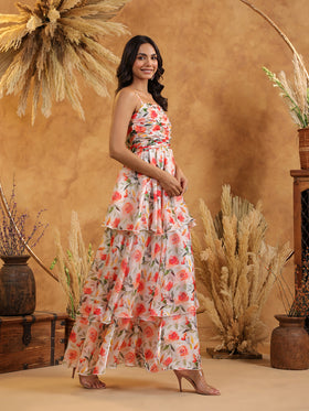 Wallflower Tiered Gown