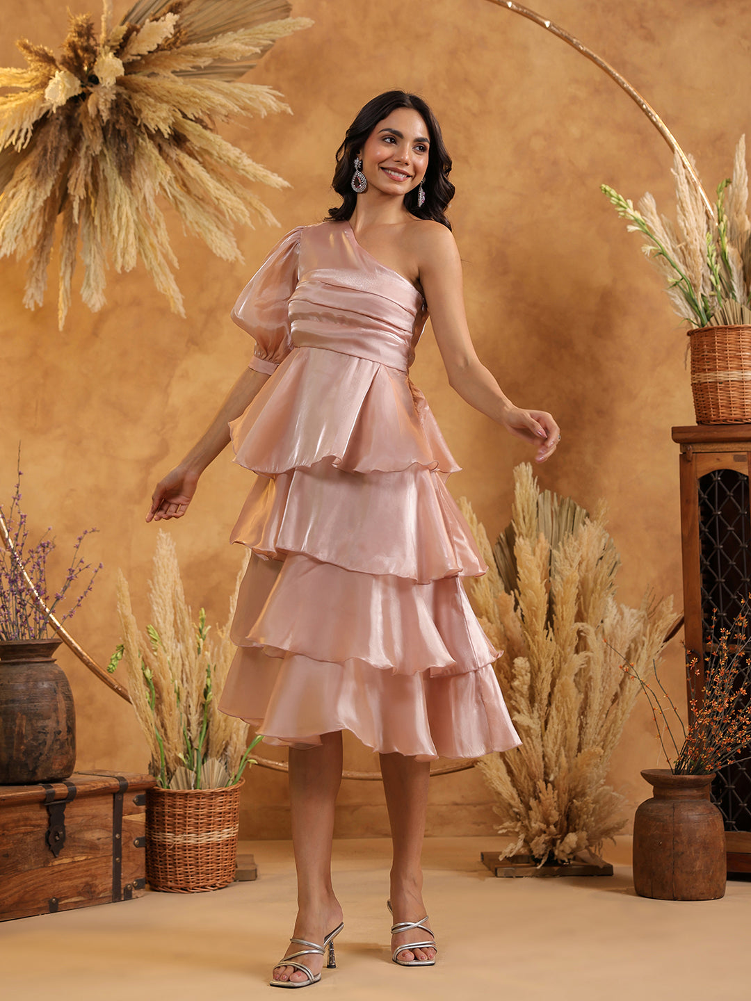 Blush Ruffle Dress