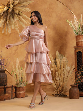 Blush Ruffle Dress