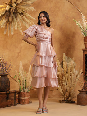 Blush Ruffle Dress
