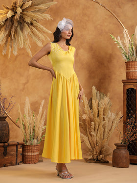 Sunshine Pearl Midi Dress