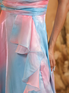 Sky Candy Draped Gown
