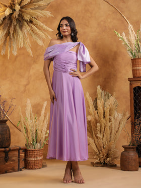 Lilac Grace Bow Dress