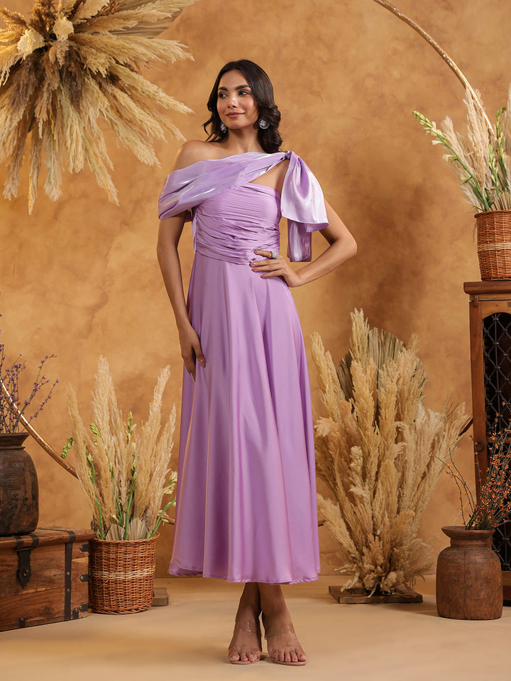 Lilac Grace Bow Dress