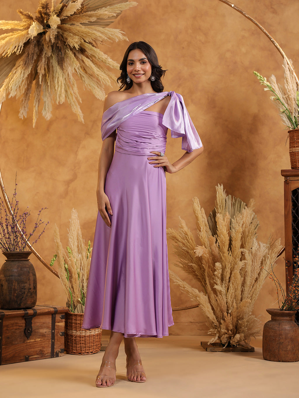 Lilac Grace Bow Dress