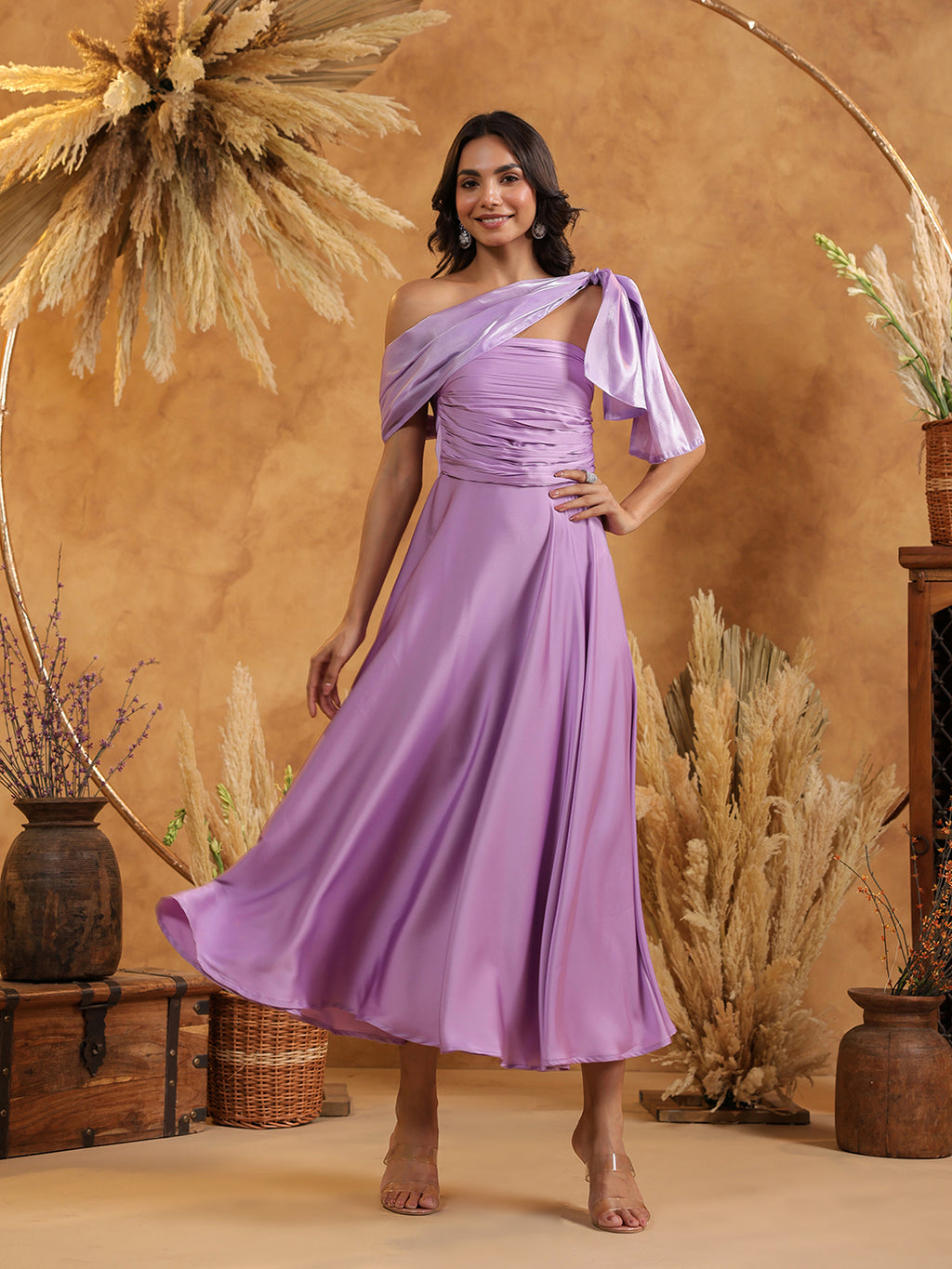 Lilac Grace Bow Dress