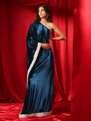 Celestial Velvet Kaftan Gown