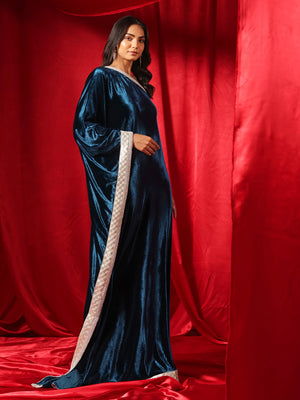 Celestial Velvet Kaftan Gown