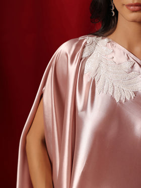 Classic Metallic Embellished Cape