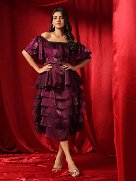 Rasin Cascade Elegance Dress