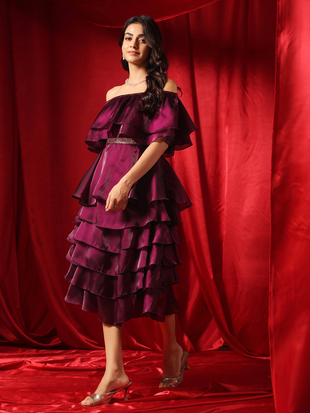 Rasin Cascade Elegance Dress