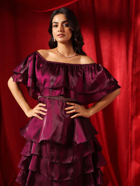 Rasin Cascade Elegance Dress