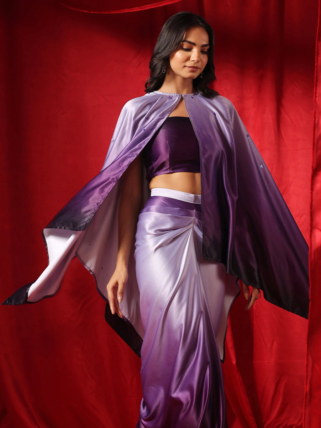 Twilight Ombre Cape & Bralette