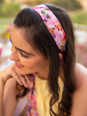 Multi Floral Hair Band for Women