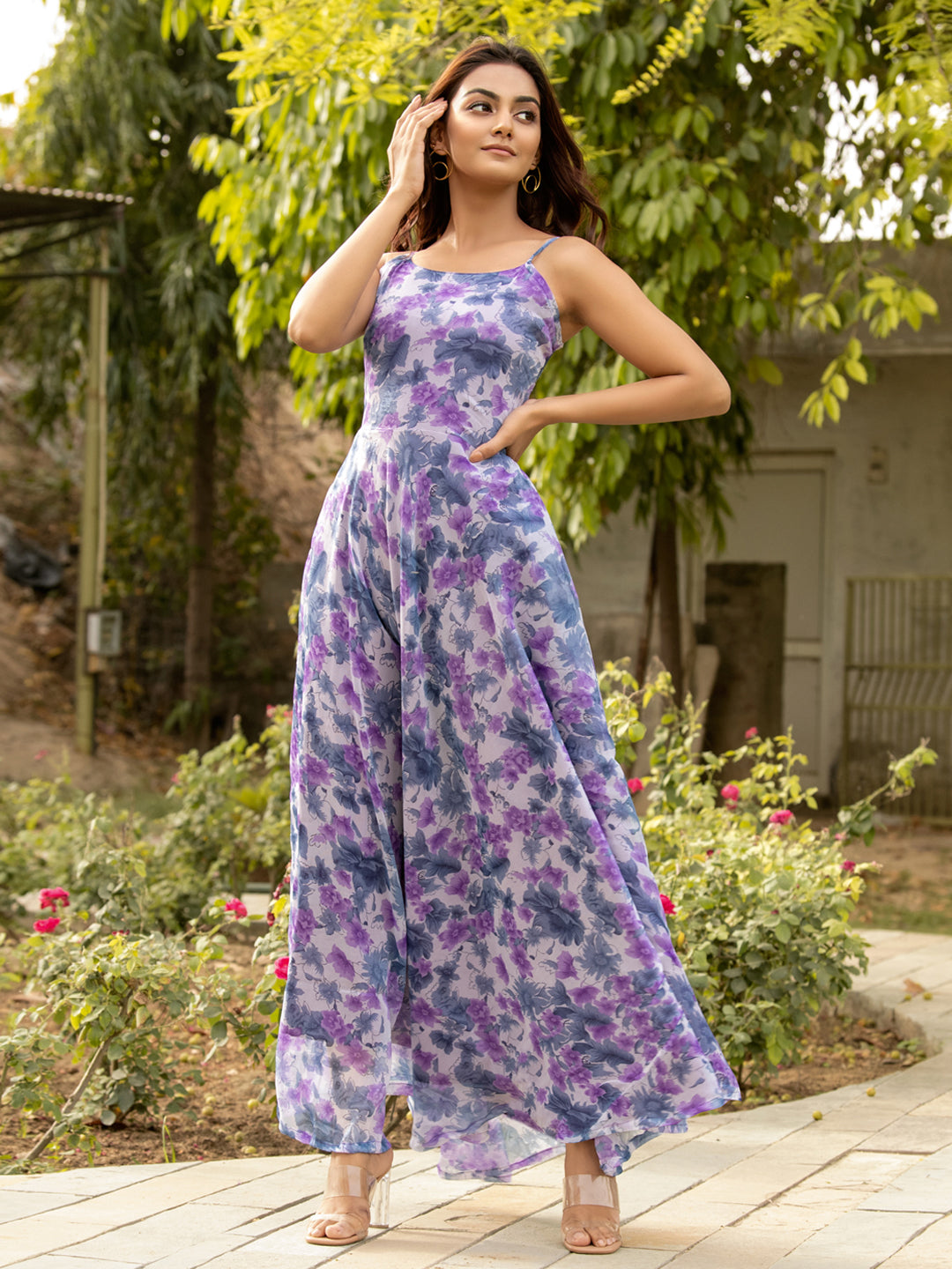 Buy Purple Dresses & Gowns for Women by ODD BY chansi TRENDZ Online |  Ajio.com