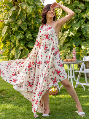 Summer Rose Kaftan Dress