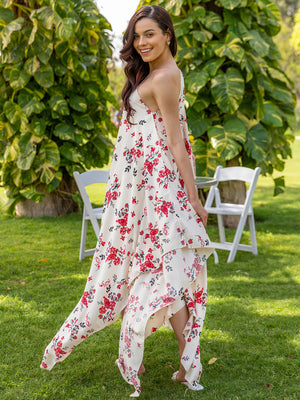 Summer Rose Kaftan Dress